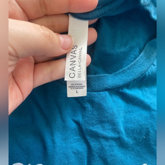 Baking Inspired Tee. Medium cobalt blue worn a couple times - Picture 3 of 3